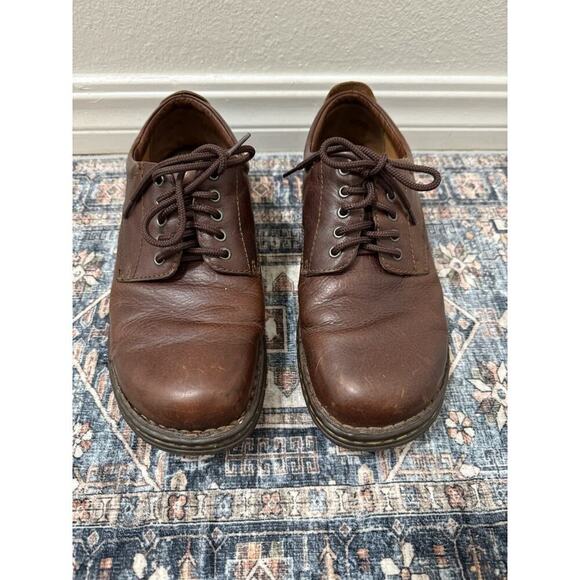 Born Hutchins III Mens Sz 10.5 Shoes Brown Leather Casual Comfort Lace-up Oxford - Picture 1 of 7